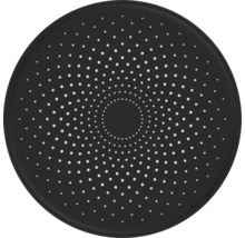 Rund duschmunstycke med fina vattenspridare