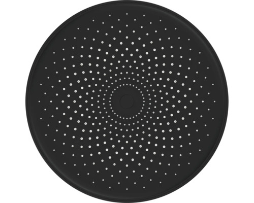 Rund duschmunstycke med fina vattenspridare