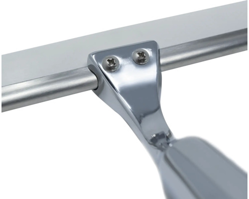 Detaljbild av en skrapa med handtag