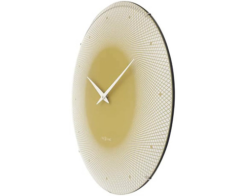 Väggklocka med abstrakt mönster