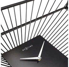 Nextime logotyp väggklocka med metallram