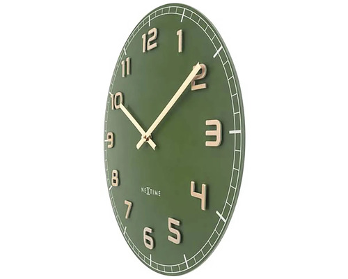 Nextime väggklocka med urtavla och tidsvisning