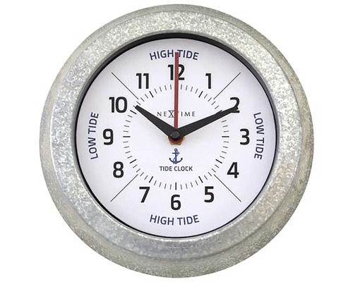 Nextime Tide Clock tidvattenklocka med metallram