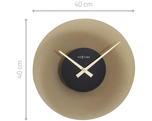 Nextime väggklocka, diameter 40 cm