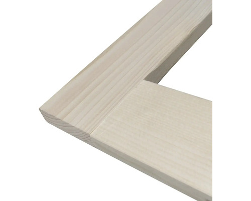 Detalj av kilram av trä