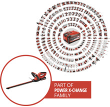 Häcksax EINHELL Power-X-Change GE-CH 1846 inkl. batteri & laddare-thumb-2