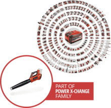 Einhell sladdlös lövblås som en del av Power X-Change-familjen
