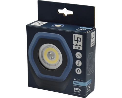 Lumak Pro arbetslampa i förpackningen