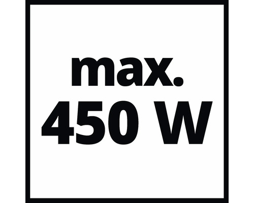 Maximal effekt 450 watt