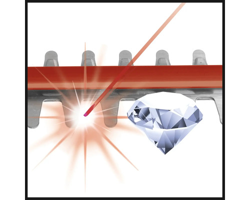 Symbol för laserskärning och diamantslipning