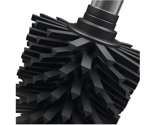 Toalettborste med borsthuvud i plast