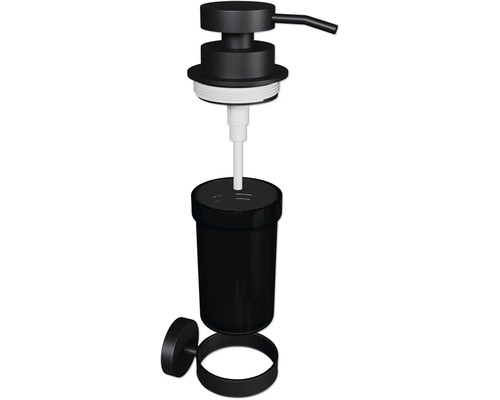 Väggmonterad tvåldispenser för användning i badrummet