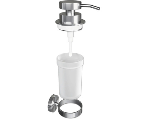 Vägghängd tvålpump med behållare