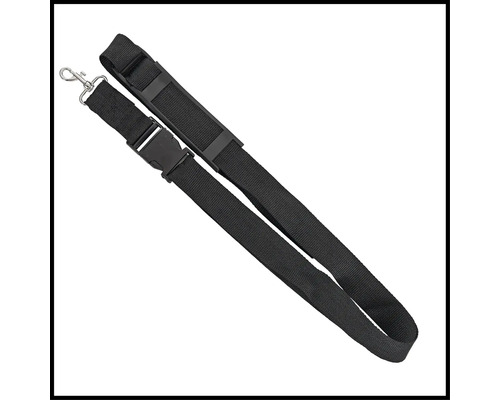 Axelrem med karbinhake och spänne