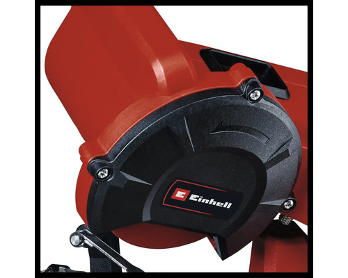 Detaljvy av en Einhell slipmaskin med Einhell-logotyp