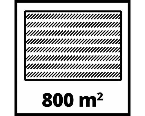 Lämplig för ytor upp till 800 kvadratmeter