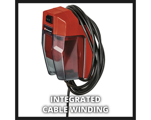 Einhell apparat med integrerad kabelvinda