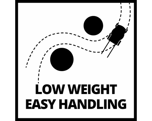 Symbol för låg vikt och enkel hantering