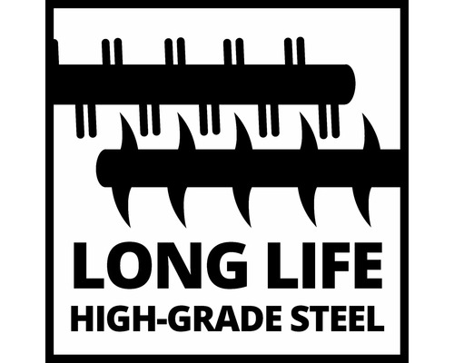 Symbol för lång livslängd och högkvalitativt stål