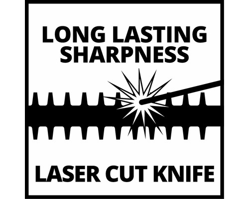 Långvarig skärpa laserskuret knivblad