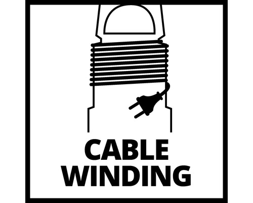 Symbol för kabelförvaringsfack