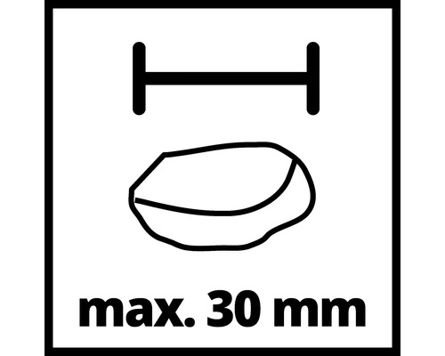 Maximal kornstorlek 30 millimeter