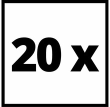 Symbol: 20 gånger utförande