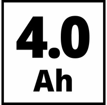 Symbol för 4.0 amperetimmar
