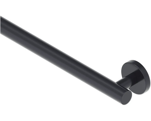 Svart handdukshängare