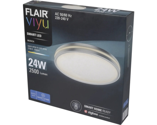 Förpackning för Flair Viyu 24 Watt Smart LED taklampa