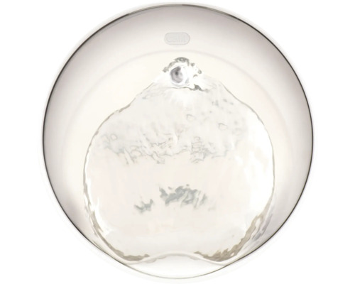 Dricksfontän för katter med rinnande vatten i en rund skål