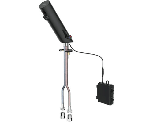 Beröringsfri tvättställsblandare med anslutningsslangar och styrenhet