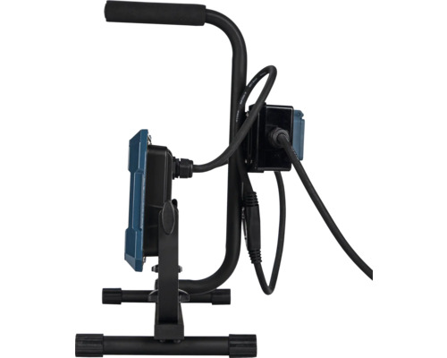 LED-strålkastare med stativ och kabelanslutning