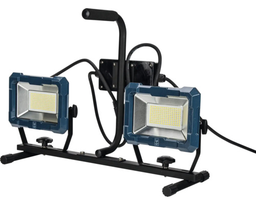 Dubbel LED-arbetslampa med bärhandtag