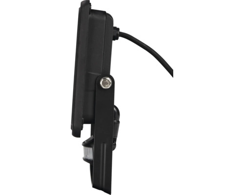 LED-strålkastare för utomhusbruk med rörelsesensor, sidovy