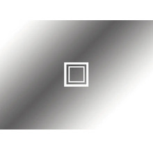 Spegel med belysning CORDIA shine line series utan ram 120x65 cm touchsensor IP44 LED