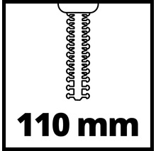 Skärlängd 110 millimeter