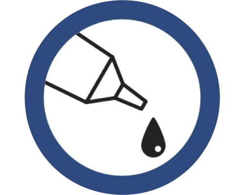 Symbol för droppfri applicering