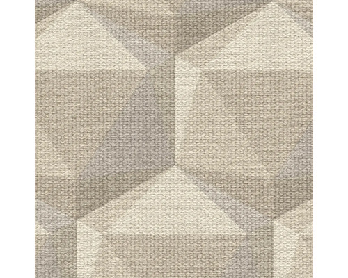 Närbild av en strukturtapet med en geometrisk 3D-effekt