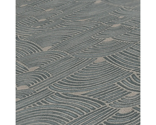 Närbild av en tapet med vågmönster