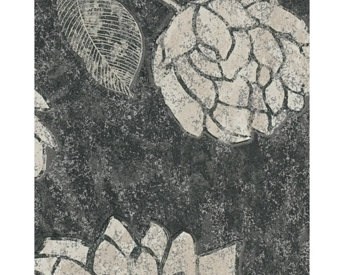 Detaljvy av en tapet med blommönster