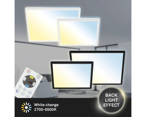 Fyrkantiga LED-taklampor med fjärrkontroll och bakgrundsbelysningseffekt