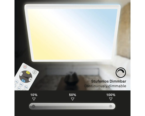 Dimbar dagsljuslampa med fjärrkontroll för ljusreglering