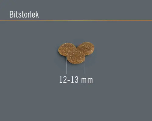 Foderbitstorlek 12 till 13 millimeter