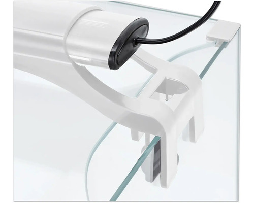 Akvarielampa med fäste på glaskanten