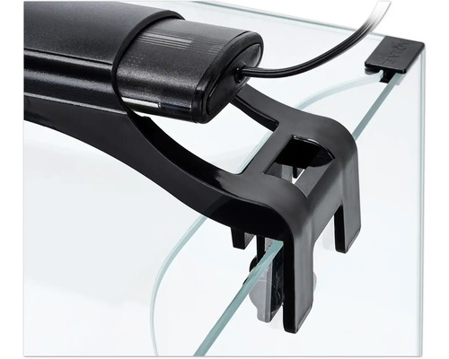 Akvarielampa med fäste för fastsättning på akvariet