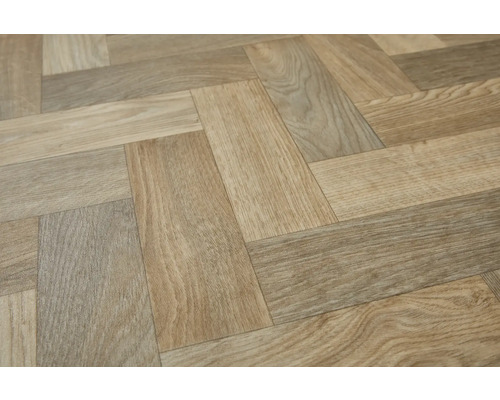 Golvbeläggning i fiskbensmönster