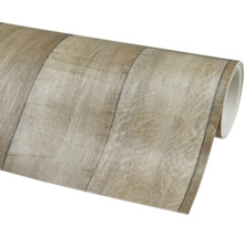 Rullad golvbeläggning med träutseende