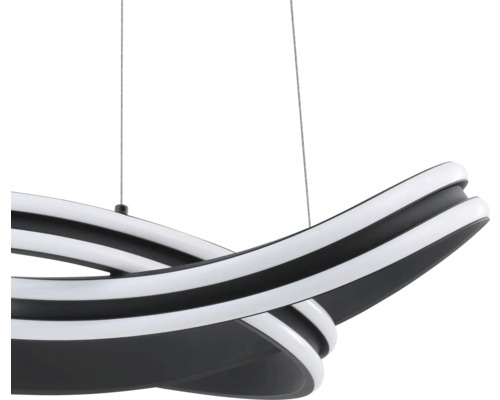 Modern LED-pendellampa med böjd design