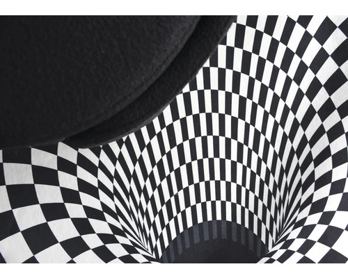 Närbild av ett objekt med schackrutigt mönster